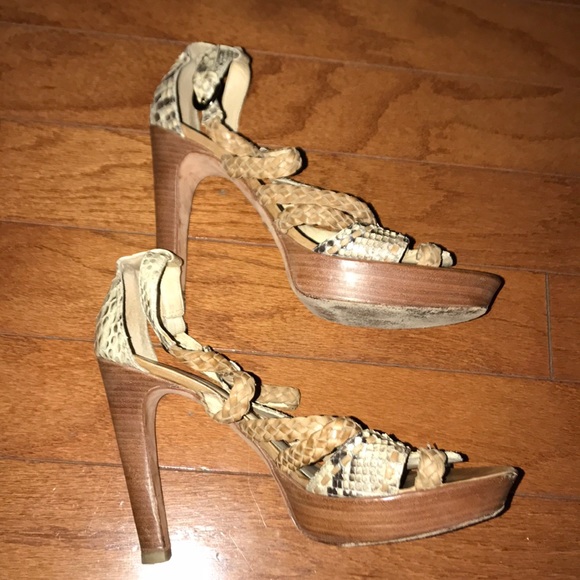 Alexandre Birman Python Sandals Sz 40 - Picture 5 of 5